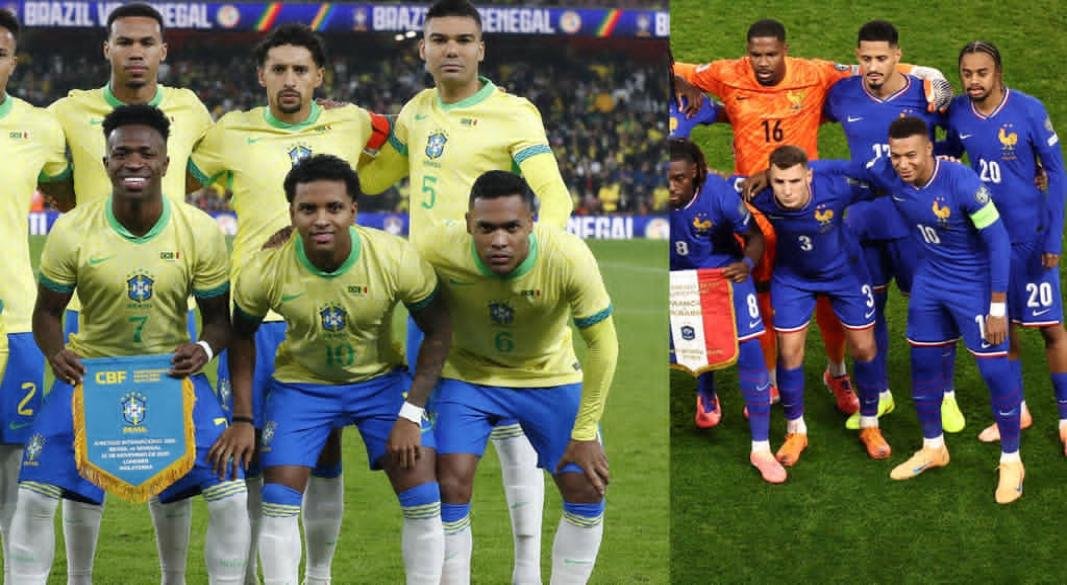 এবার মাঠে নামতে যাচ্ছে ব্রাজিল-ফ্রান্স, কবে কখন। ছবি: সংগৃহীত