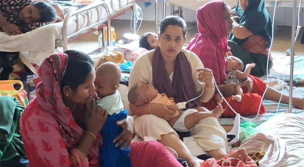 প্রতিদিনই দেশের শত শত শিশু হাসপাতালে ভর্তি হচ্ছে হাম ও এর উপসর্গ নিয়ে। ছবি: সংগৃহীত
